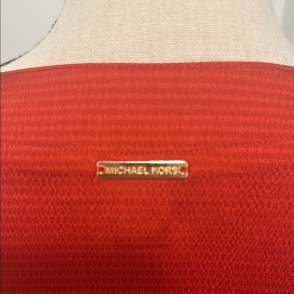 MICHAEL Michael Kors Red Long Sleeve Relaxed Blouse - Picture 2 of 7